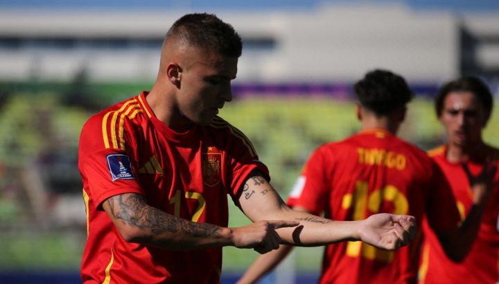 España derrotó a Ucrania en la Copa Mundial Sub-20