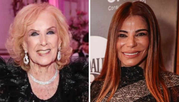 Mirtha Legrand y Zulemita Menem coincidieron con el encaje floral para sofisticados looks para la gala de Fundaleu