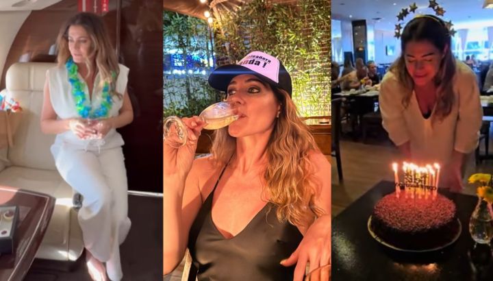 Viaje en avión privado, diversión y festejo en Río de Janeiro: así fue el exclusivo cumpleaños de Pamela David