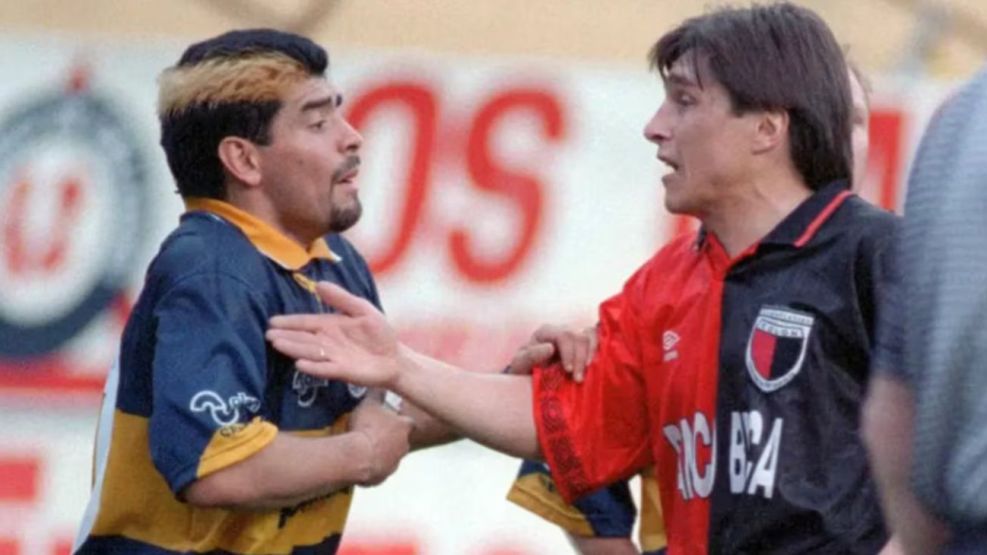 Diego Maradona y Julio César Toresani
