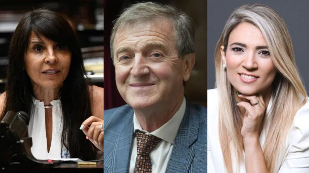 Lorena Villaverde, Aníbal Tortoriello y Nadie Judith Márquez