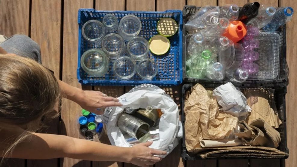 Separación de basura en domicilio