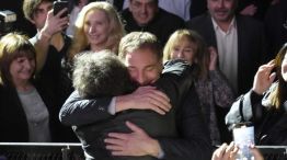 Javier Milei y Diego Santilli