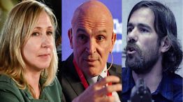 Nicolás del Caño, Espert y Myriam Bregman 20251008