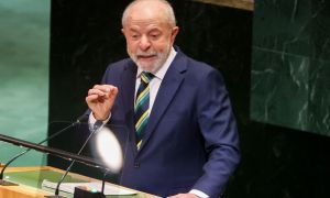 Luiz Inacio Lula da Silva during the United Nations General Assembly in September.