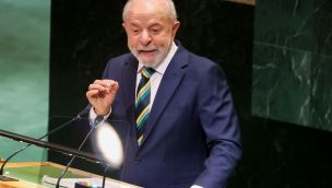 Luiz Inacio Lula da Silva during the United Nations General Assembly in September.