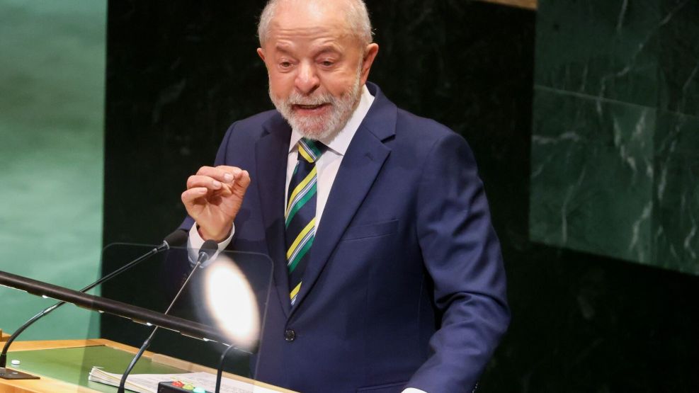 Luiz Inacio Lula da Silva during the United Nations General Assembly in September.