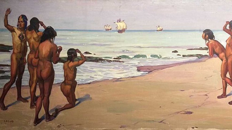 Cristóbal Colón y los españoles llegan a América