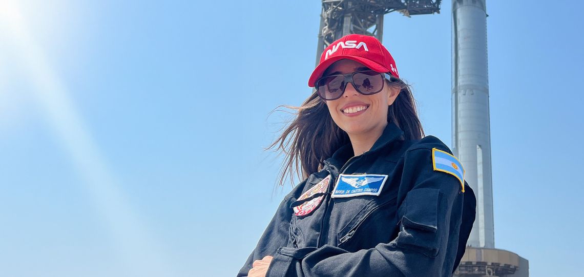 Noel de Castro, futura astronauta argentina: “Quiero representar a mi país en el espacio”