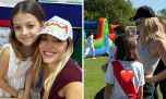 Así fueron las olimpiadas escolares de las hijas de Wanda Nara y Evangelina Anderson: inflables gigantes, carreras y partidos de handball