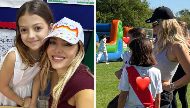Así fueron las olimpiadas escolares de las hijas de Wanda Nara y Evangelina Anderson: inflables gigantes, carreras y partidos de handball