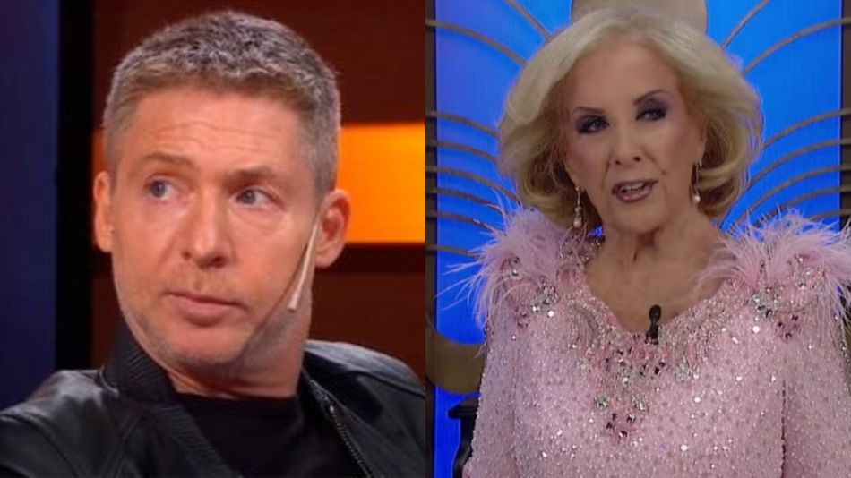 Adrián Suar y Mirtha Legrand