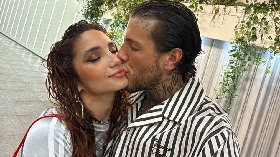 Alex Caniggia y Melody Luz