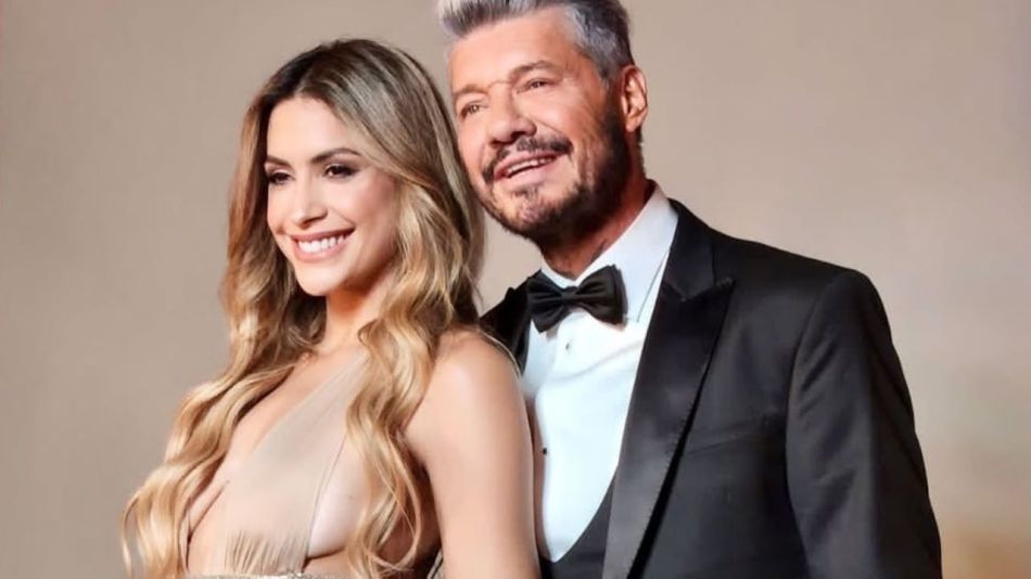 Marcelo Tinelli y Milett Figueroa