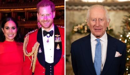 Príncipe Harry, Meghan Markle, Carlos III