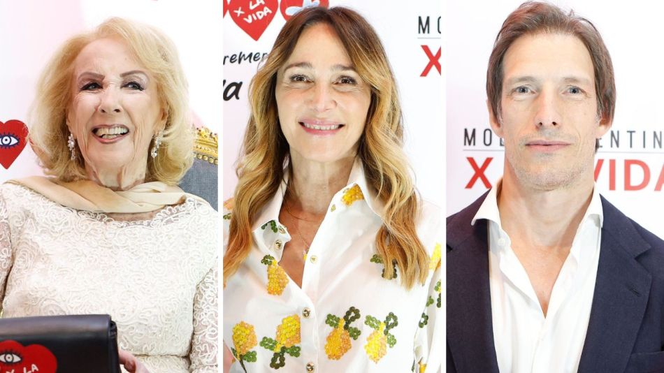 Mirtha Legrand, Vero Lozano, Ivan de Pineda