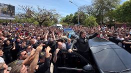 Javier Milei saluda a la militancia de La Libertad Avanza en Chaco