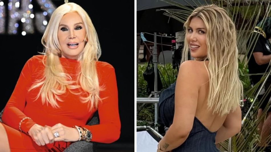 Wanda Nara y Susana Giménez