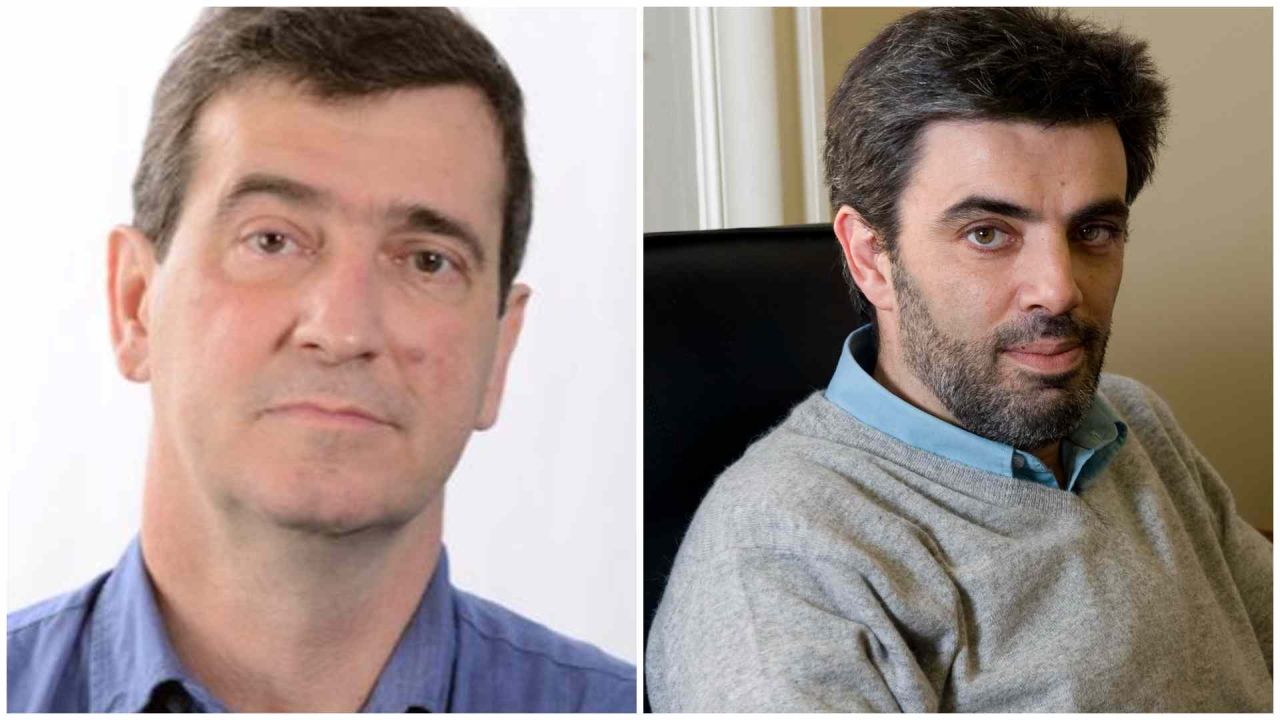 Marcos Novaro y Fernando Fagnani. | Foto:Cedoc