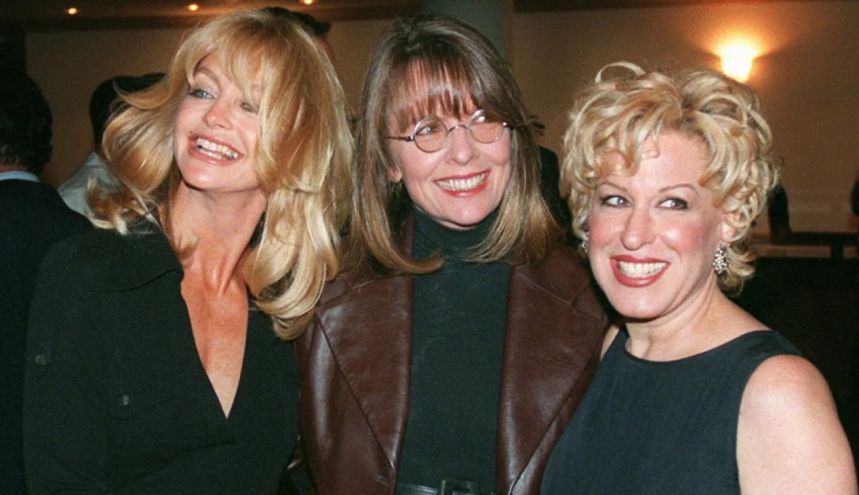 Goldie Hawn, Bette Midler y Diane Keaton