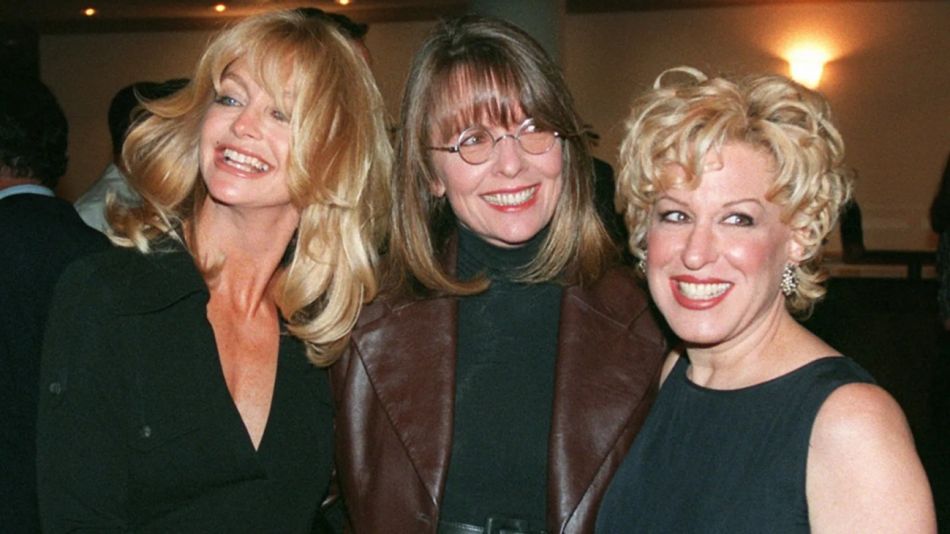 Goldie Hawn, Bette Midler y Diane Keaton