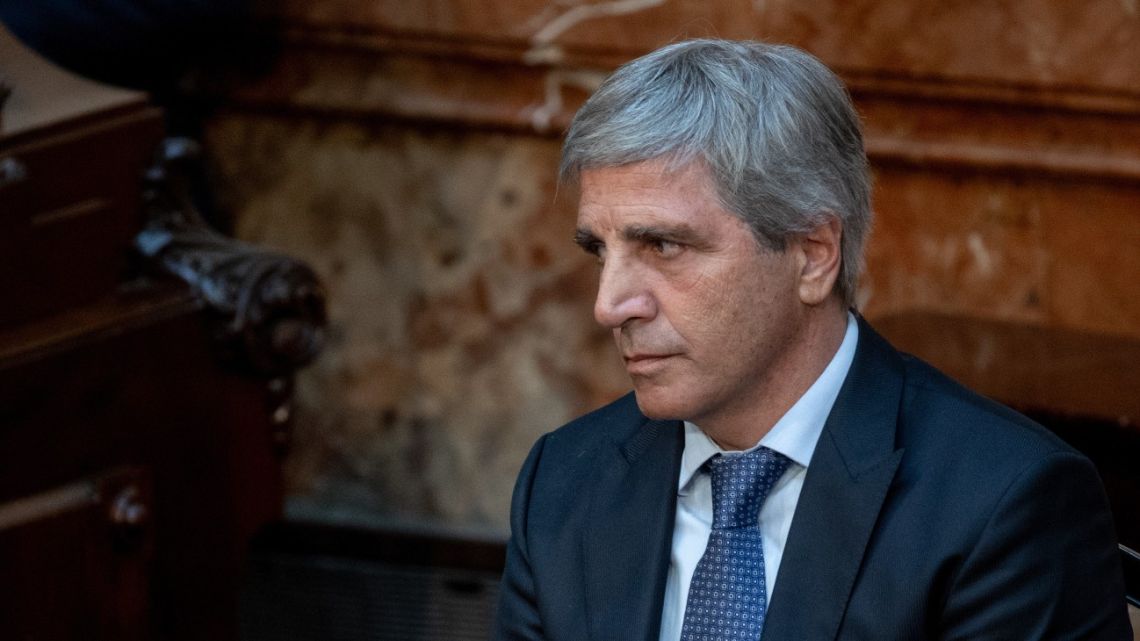 Economy Minister Luis Caputo.