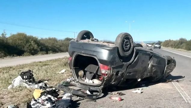 Accidente hinchas de Gimnasia de MDZ