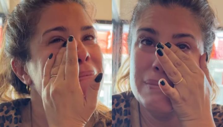 Diego Brancatelli grabó a Cecilia Insinga llorando desconsoladamente: qué pasó