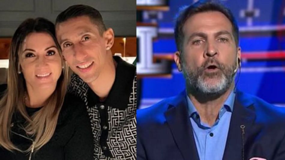 Ángel Di María, Jorgelina Cardoso y Toti Pasman
