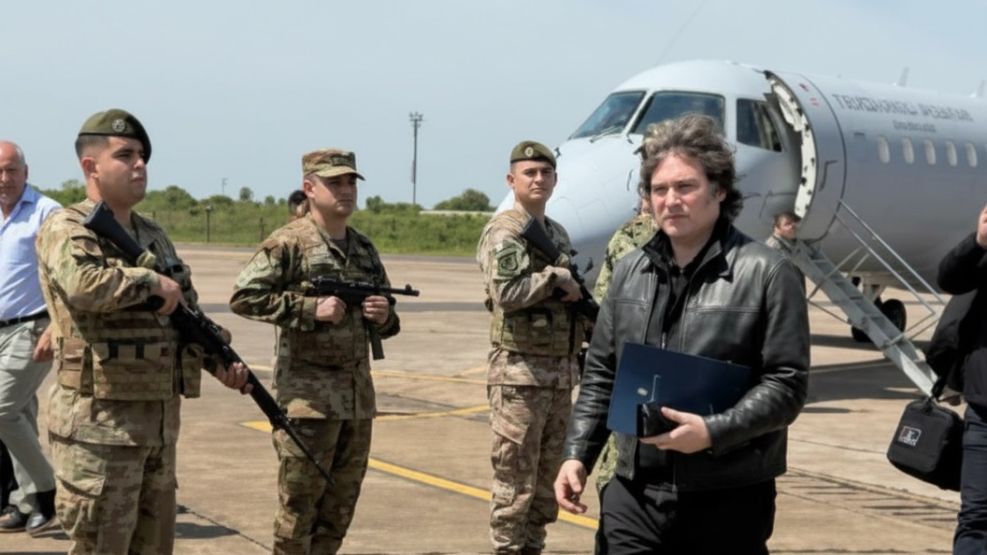 Javier Milei en Corrientes