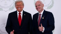 Infantino y Trump