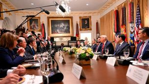 Javier Milei y Donald Trump 14102025