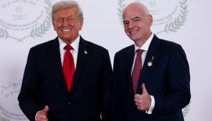 Infantino y Trump