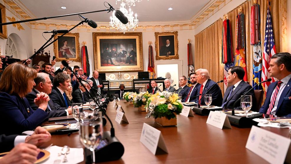 Javier Milei y Donald Trump 14102025