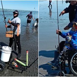 A las diez en punto, el silbato marcó el inicio de una nueva edición de Las 6 Horas del Pejerrey, una competencia que ya es leyenda entre los pescadores del sur. 