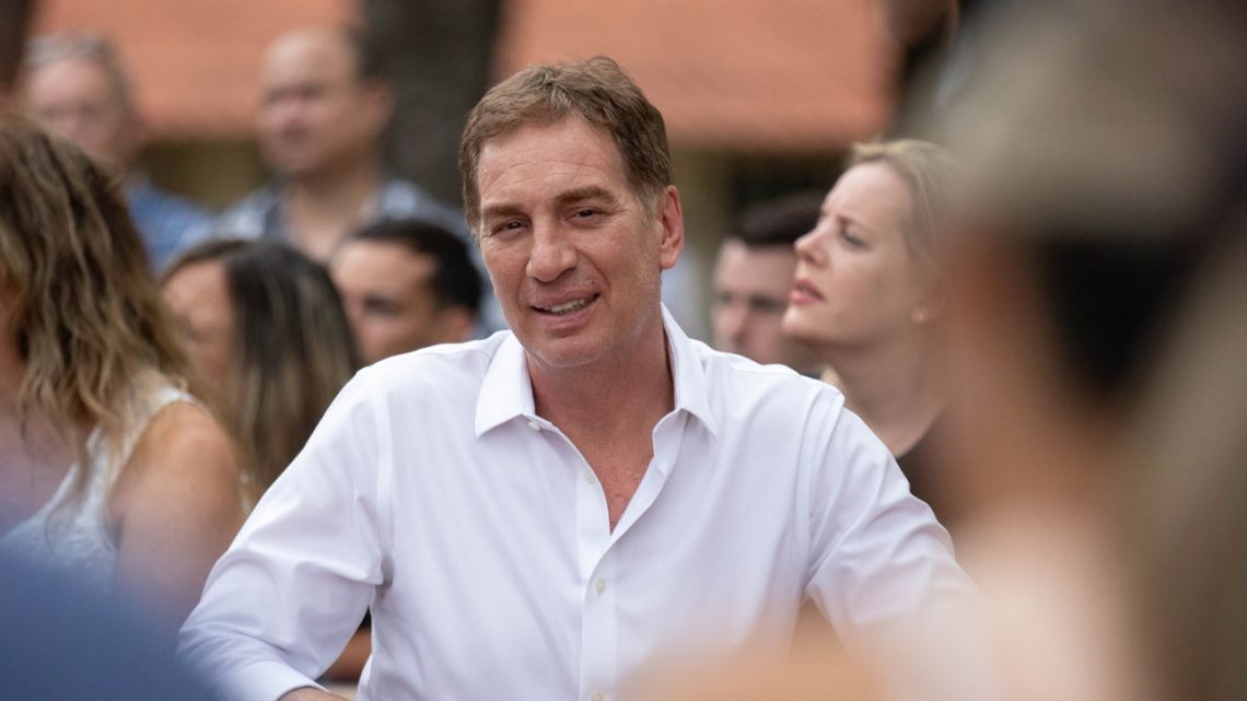 Diego Santilli at a campaign event in Buenos Aires on February 23, 2023.