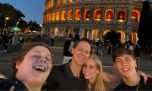 Las mejores fotos de las vacaciones de Matías Martin y sus tres hijos en Europa