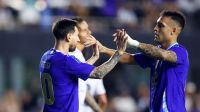 Lautaro Martínez con la Selección Argentina