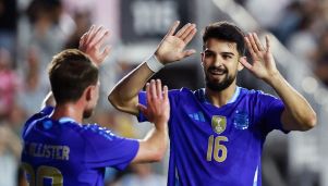 Flaco López con la Selección Argentina