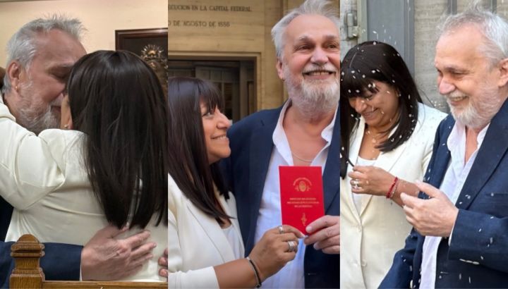 Así fue el casamiento de David Lebón con su manager: la especial ceremonia y su historia de amor