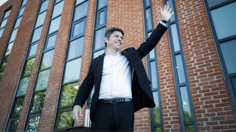 El gobernador bonaerense Axel Kicillof