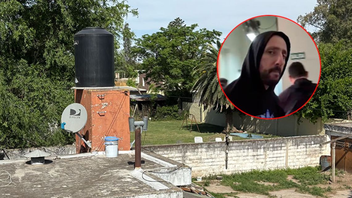 Pablo Laurta durmió tres noches bajo el tanque de agua para hostigar a sus víctimas 