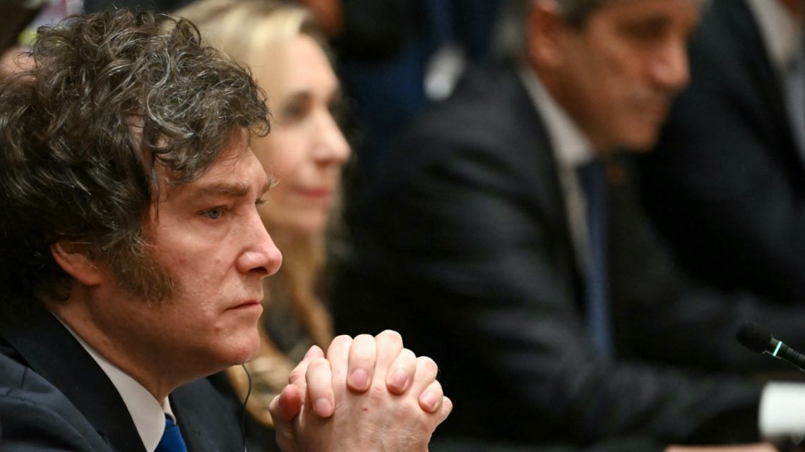 President Javier Milei. 