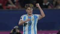 Mateo Silvetti con la Selección Argentina Sub-20