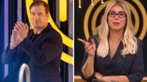 Maxi López y Wanda Nara en MasterChef Celebrity
