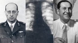 Miguel Mazza y Juan Perón