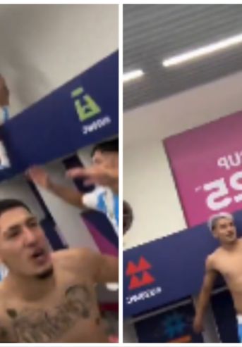 Festejos de la Selección Argentina Sub 20