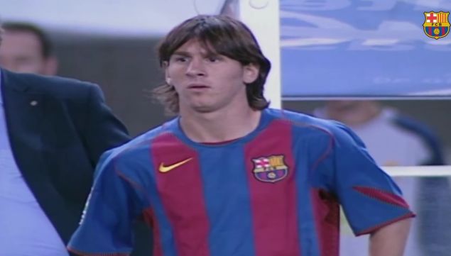 Debut de Lionel Messi como futbolista profesional