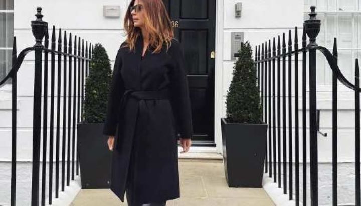 Juliana Awada elige el negro: cómo lograr un total black sofisticado y atemporal