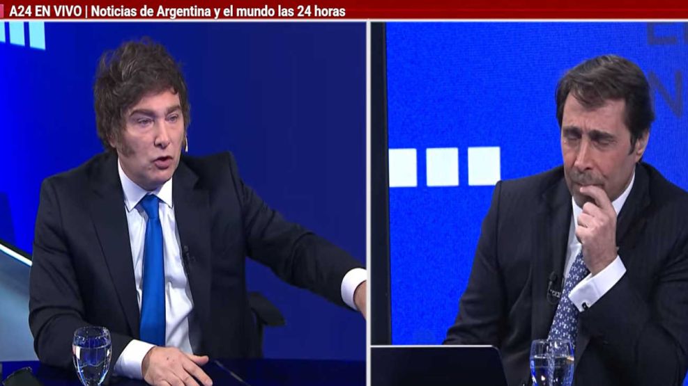 Javier Milei en A24 20251015